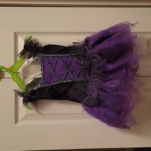 Halloween Costume 3t-4t Black& Purple,never worn